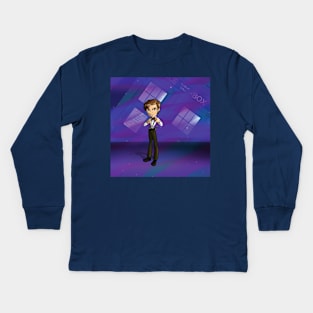 Eleventh Doctor Kids Long Sleeve T-Shirt